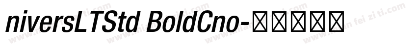 niversLTStd BoldCno字体转换